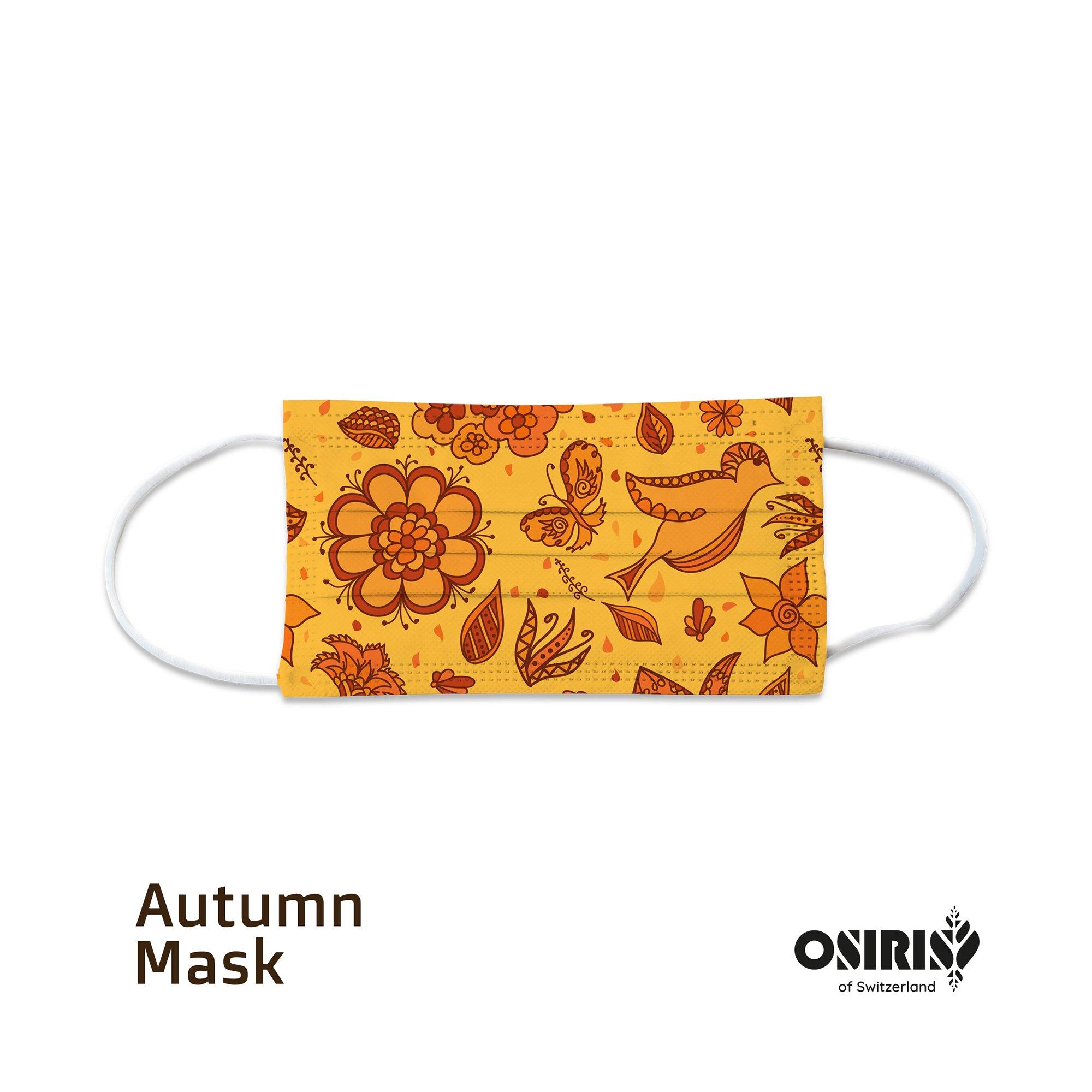 Image of Osiris HERBST MASKE Hygienemaske Herbst Edition, Mundschutzmasken, 50 Stück - 50 Stück