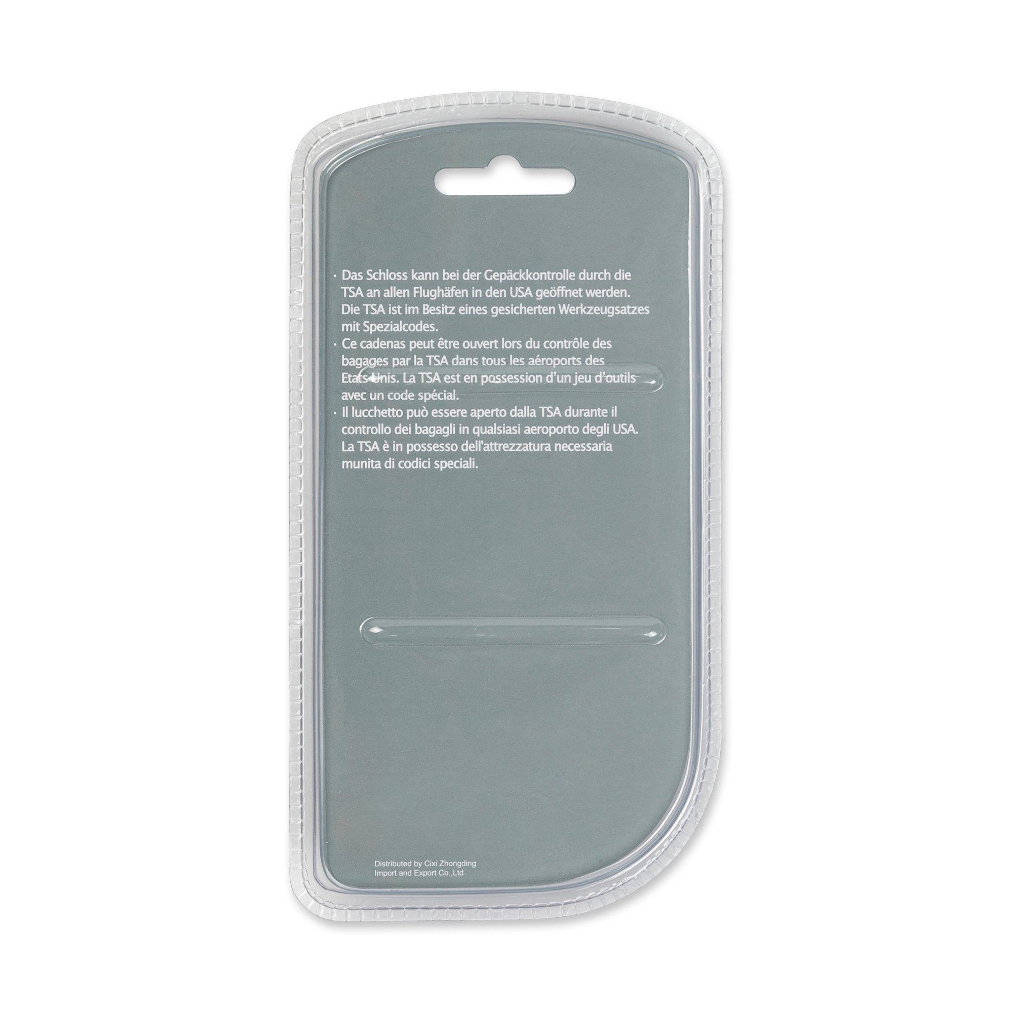 Manor Cadenas-TSA combinaison à 3 chiffres Travel Accessoires 