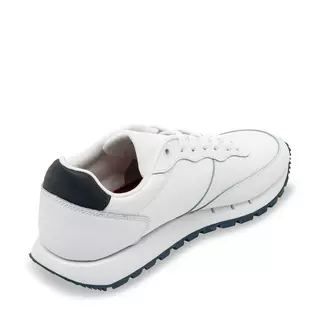 TOMMY JEANS Sneakers basse Tommy Jeans Leather Runner Bianco