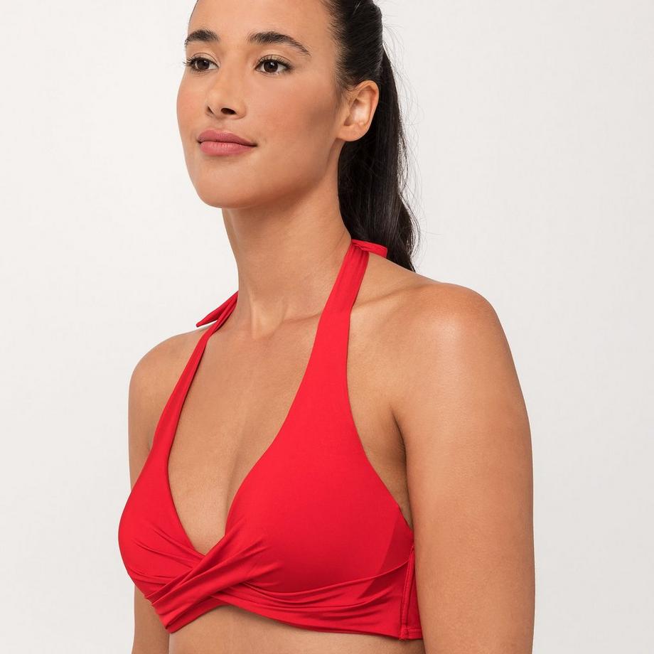 Manor Woman Haut de bikini rembourré à nouer derrière le cou  