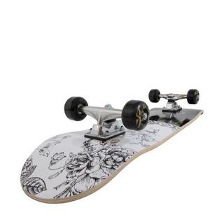 SLIDE Black & White 31″ Skateboard 