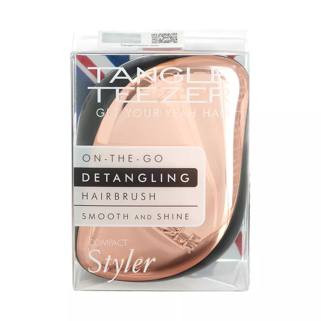 Tangle Teezer - Teez Comp Styl RoseGold, Compact Styler Rose Gold BK, 1 Stück, Multicolor
