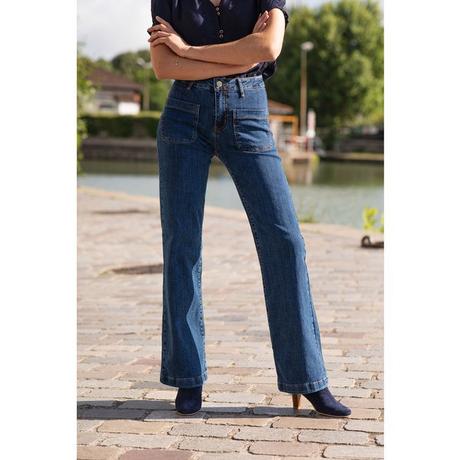 La Petite Etoile Flared High Waist Jeans  