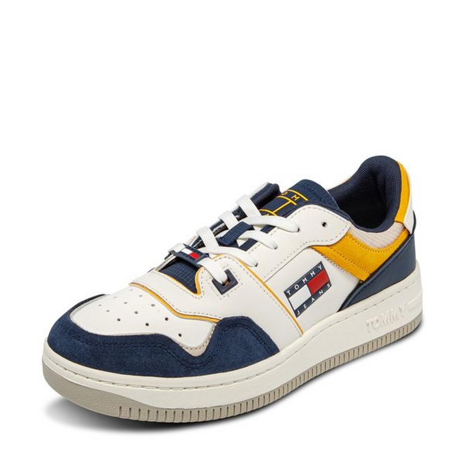 TOMMY JEANS Deconstructed Basket Sneakers, Low Top 