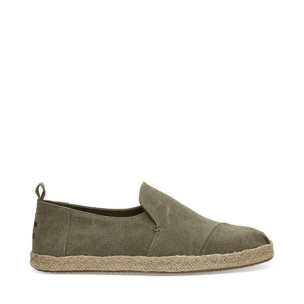 Image of Espadrilles Herren Olivegrün 42