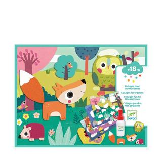 Djeco Coffret loisirs créatifs collage Mon premier collage 