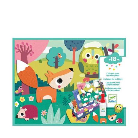 Djeco Coffret loisirs créatifs collage Mon premier collage 