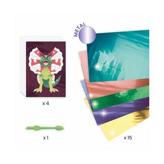 Djeco Tableau à métalliser Jurassic 