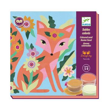 Loisirs créatifs, images en sable