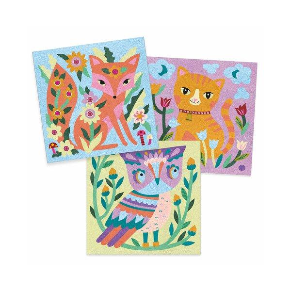 Djeco Kreativ-Set Sandbilder Gartenlichter 