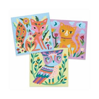 Djeco Loisirs créatifs, images en sable Lumières de jardin 