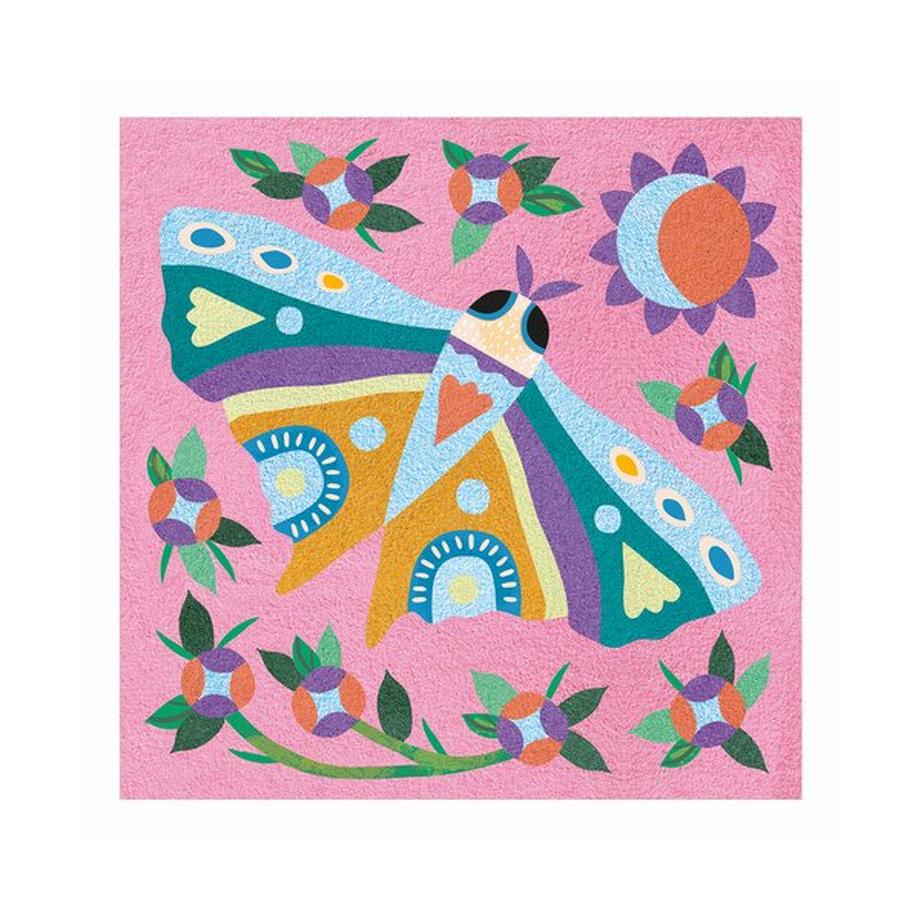 Djeco Set creativo, quadri di sabbia Luci del giardino 