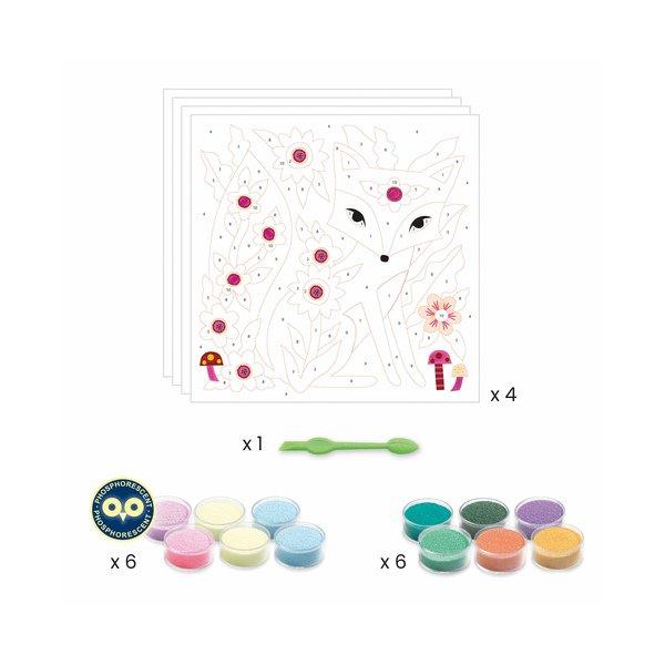 Djeco Kreativ-Set Sandbilder Gartenlichter 