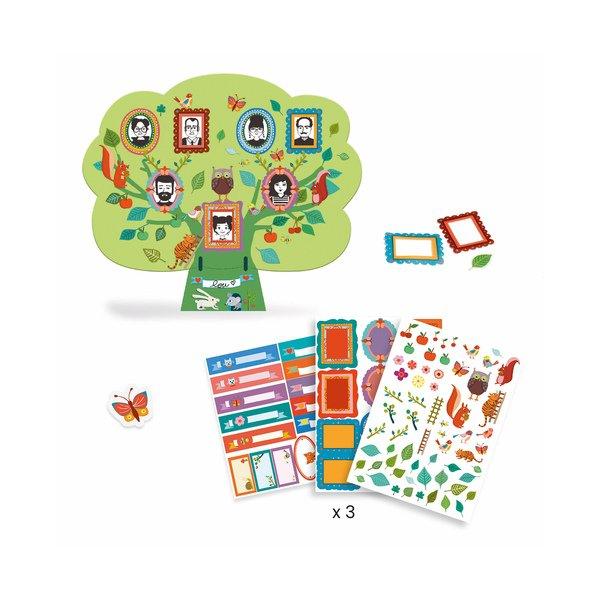 Djeco Kit de loisirs créatifs L'Arbre de ma famille 