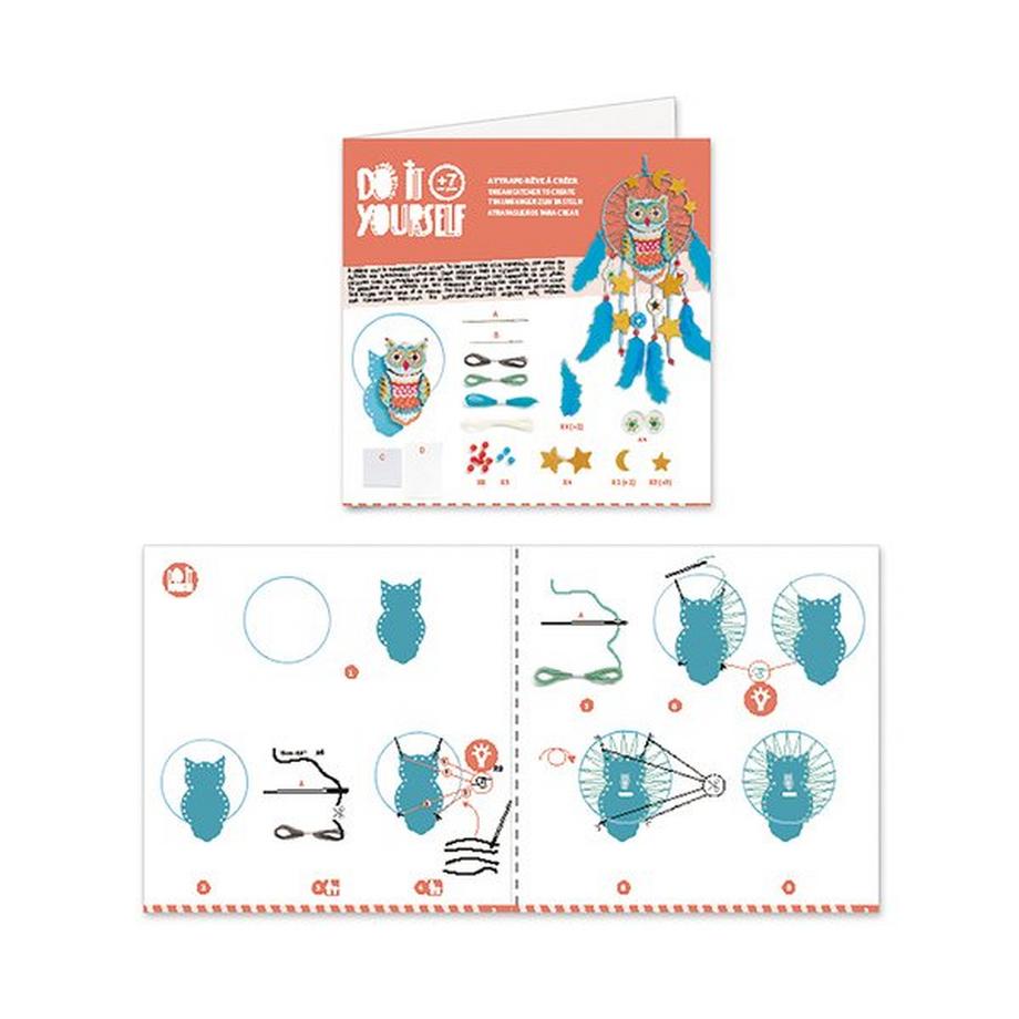 Djeco Bastelset Traumfänger Eule 