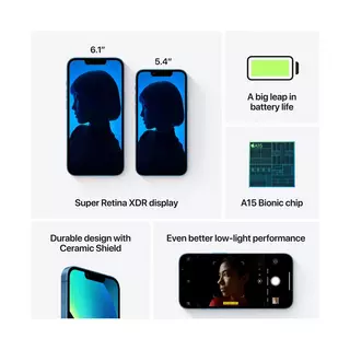 Apple iPhone 13 (256 GB) Smartphone Blau