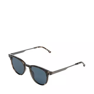 KOMONO Francis Metal Lunettes de soleil rondes, avec étui Gris
