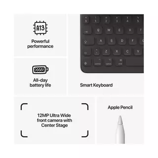 Apple iPad 10.2'' (2021) Wi-Fi (256 GB) Tablet Silber