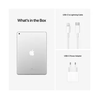 Apple iPad 10.2'' (2021) Wi-Fi (256 GB) Tablet Silber