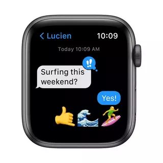 Apple Watch SE (2021), Aluminium, GPS, 44mm Smartwatch Spacegrau
