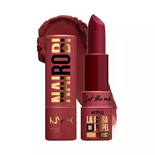 NYX-PROFESSIONAL-MAKEUP  Casa De Papel Nairobi Berry Lipstick Rouge
