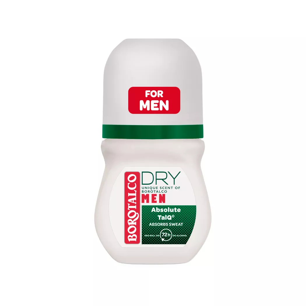 Borotalco - Deo Men Extra Dry Unique Scent Roll On, 50 ml