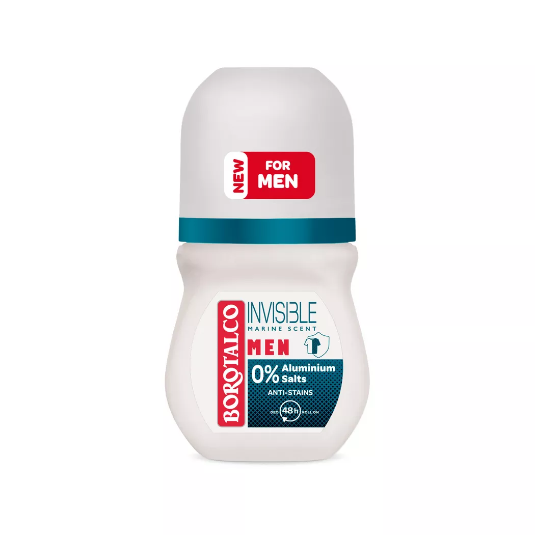 Borotalco Men Absolute Invisible Roll-On Deodorant 50ml