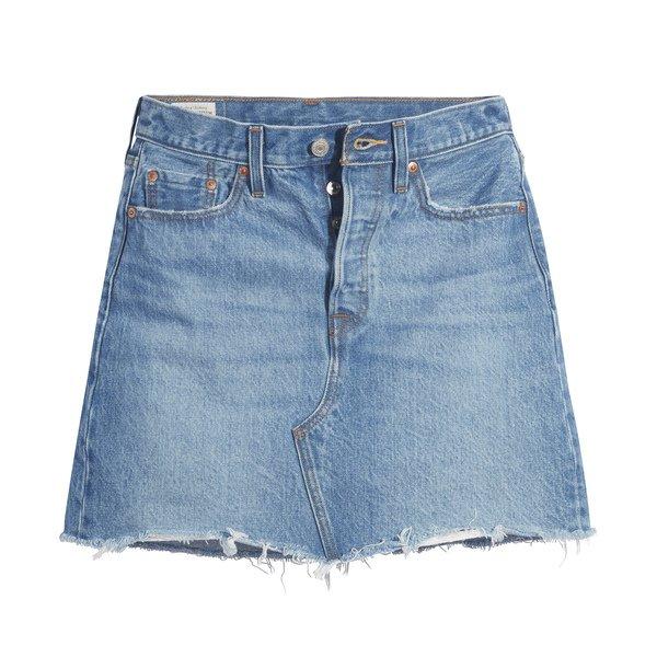 Image of Mini Jeansrock Damen Blau W23