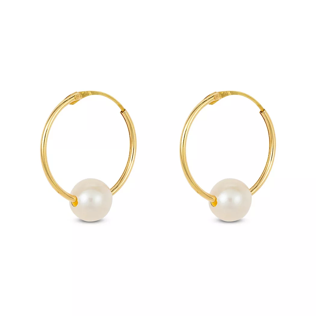 L' Atelier Gold 18 Karat by Manor - Ohrringe, One Size, Gelbgold 7