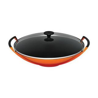 LE CREUSET Wok Kirschrot 