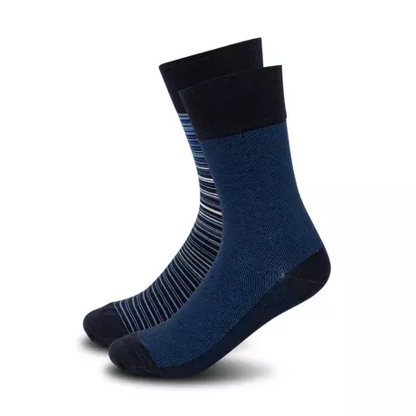Manor Man Gambaletti, confezione doppia Duopack Socken Blu