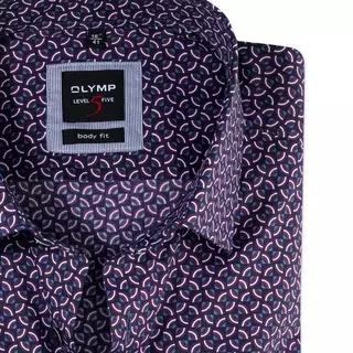 OLYMP Camicia, Slim Fit, ml Level 5 Rosso