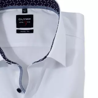 OLYMP Camicia, Slim Fit, ml Level 5 Bianco