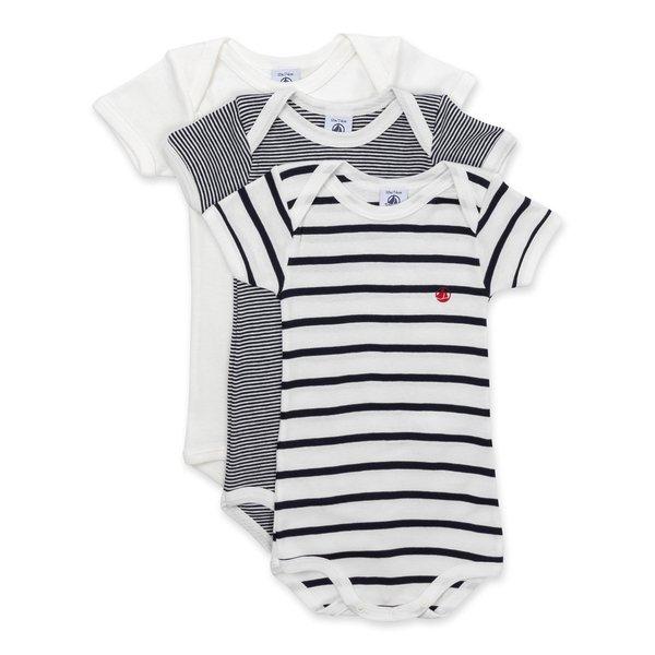 PETIT BATEAU  Body, maniche corte, 3-pack 