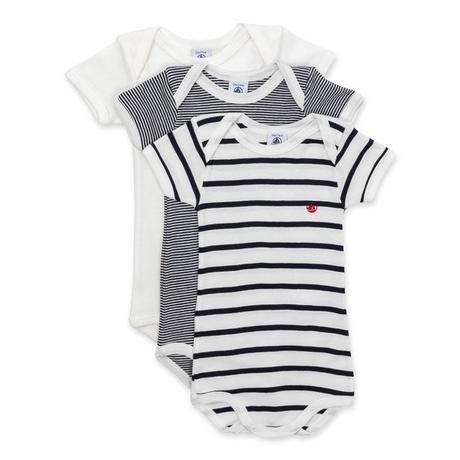 PETIT BATEAU  Body, maniche corte, 3-pack 