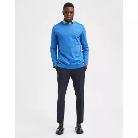 SELECTED Pullover SLHBERG CREW NECK Blu
