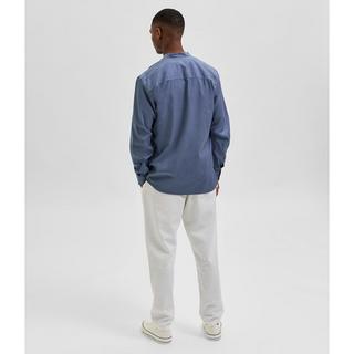 SELECTED Slim Rick - Soft Shirt LS China Camicia a maniche lunghe 