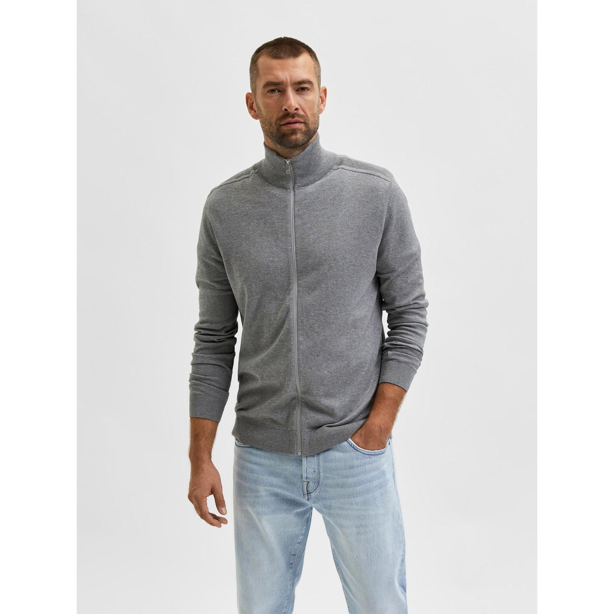 SELECTED BERG CARDGIAN Zip Maglione 