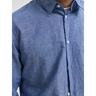 SELECTED Leinenhemd, langarm NEW LINEN SHIRT Blau