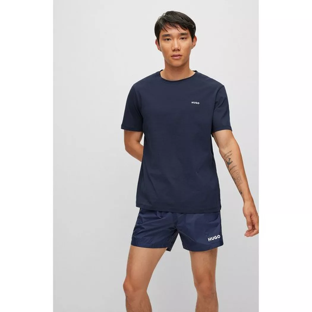 Hugo T-shirt à Manches Courtes Dero222 Dark Blue L Homme