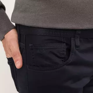 Armani Exchange Pantalon 5 pocket, slim fit 5-Pocket Hose, Slim Fit Bleu Foncé