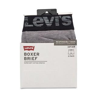 Levi's® Optical Illusion Boxer Brief Organic Cotton Lot de 2  