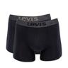 Levi's Culotte, confezione doppia LEVIS MEN MELANGE WB BOXER BRIEF ORGANIC CO 2P Black