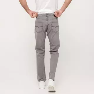 Manor Man Jeans, Regular Fit Comfort Stretch Grau