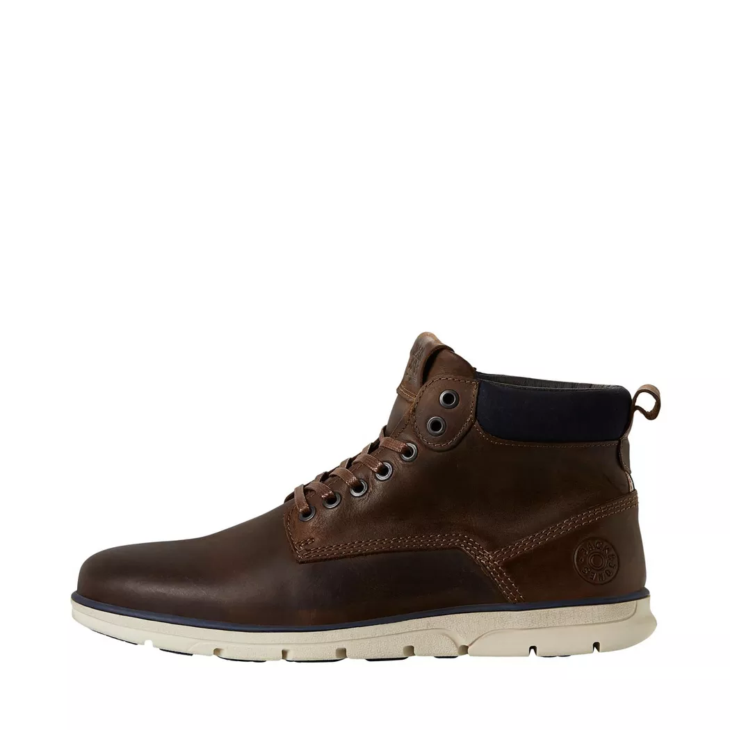 Boots Jack & Jones JFW TUBAR LEATHER Marron 41,43 hommes