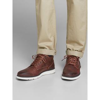 JACK & JONES JFWTUBAR LEATHER BRANDY Stivale 
