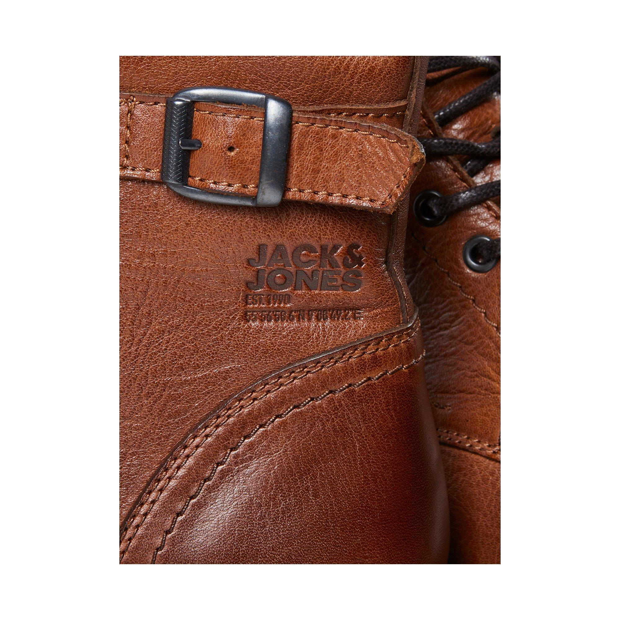 JACK & JONES JFWSHELBY LEATHER BOOT Stivale, tacco alto 