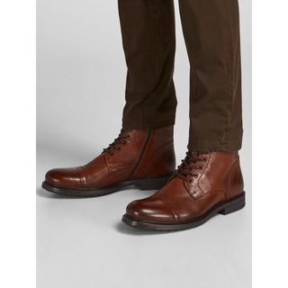 JACK & JONES JFWSHELBY LEATHER BOOT Stivale, tacco alto 
