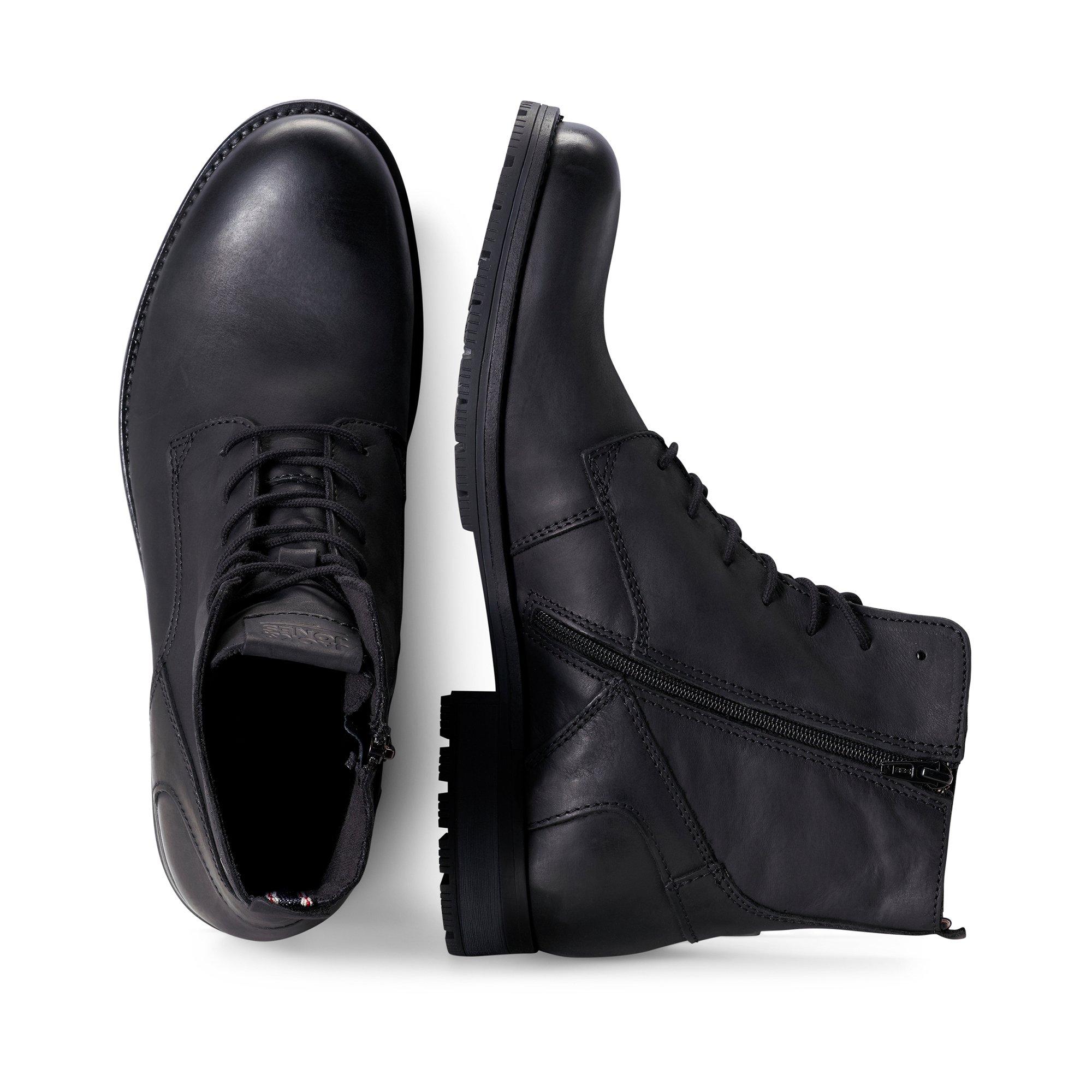 JACK & JONES JFWORCA LEATHER Bottes, talon haut 