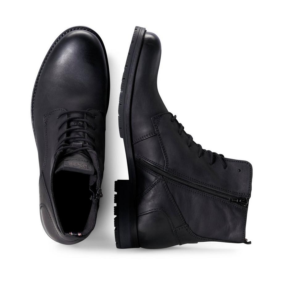 JACK & JONES JFWORCA LEATHER Bottes, talon haut 